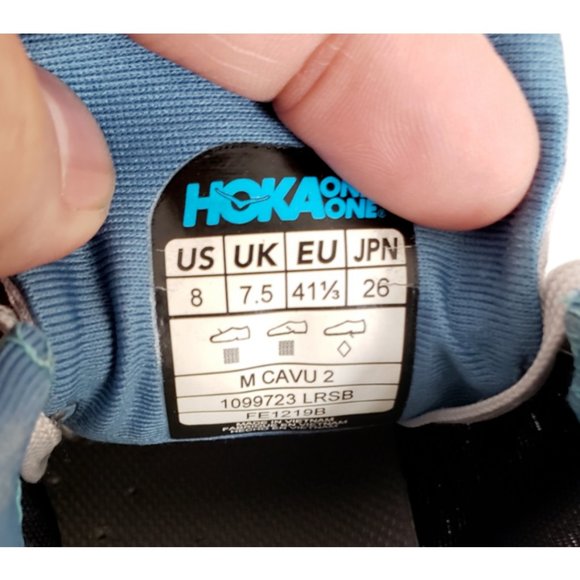Hoka One One Cavu 2 Profly 1099723 LRSB Gray And Blue  Men\'s Size 8